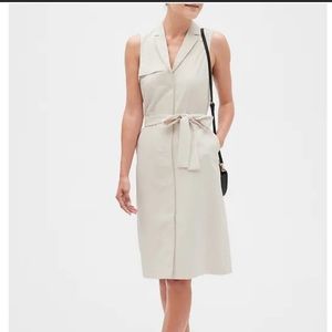 Banana Republic Factory Petite Trench Shirt Dress